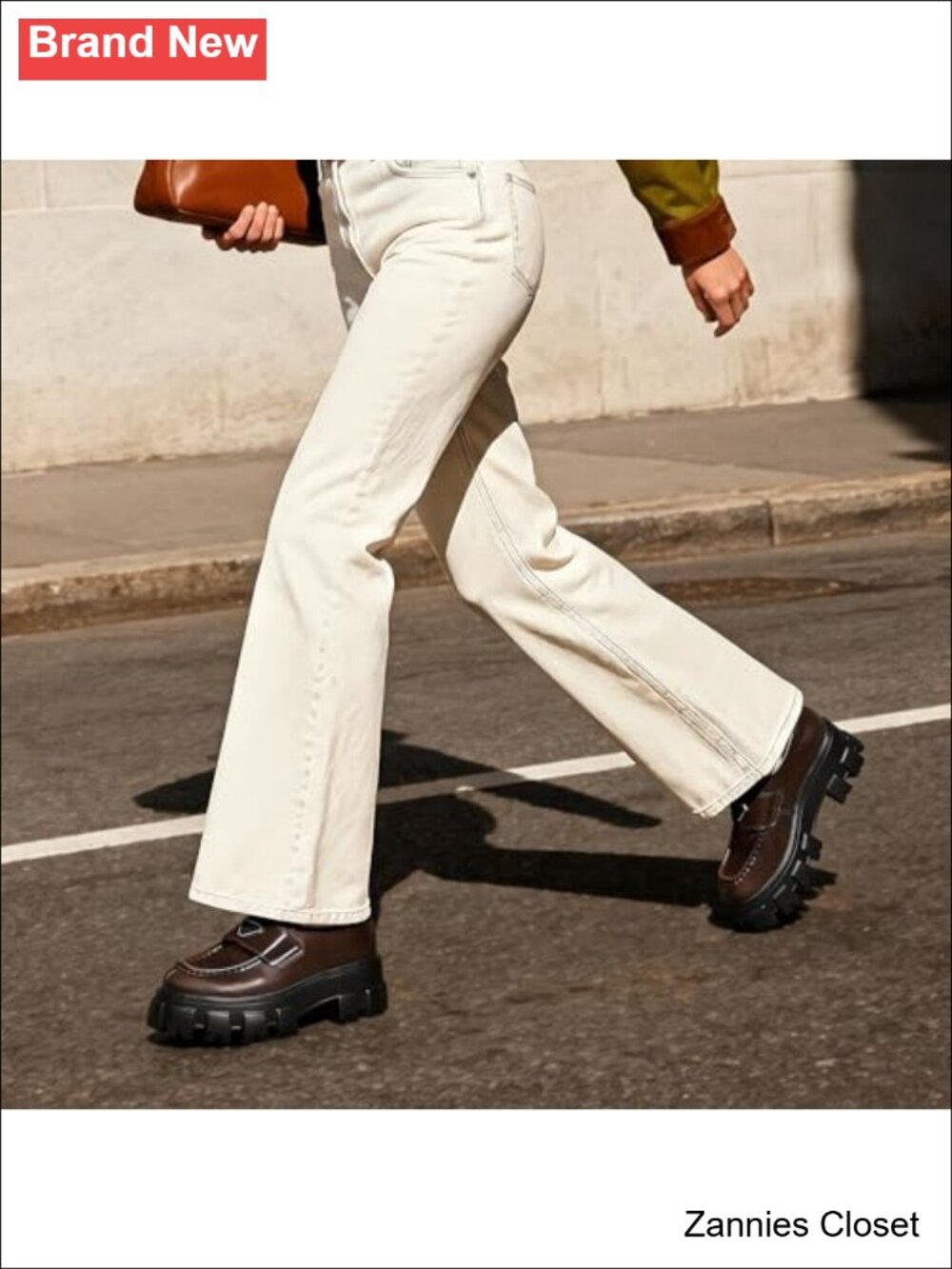 ✨DREAM PAIRS Women's Chunky Loafers Platform Outfit Shoes - Picture 3 of 6